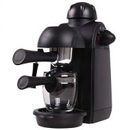 Hanchen 2 In 1 Espresso Maker, Coffee Maker + Milk Frother Steamer 5-Bar Pump 4 Cups Espresso Maker Cappuccino Machine For Home Commercial Use (220v)