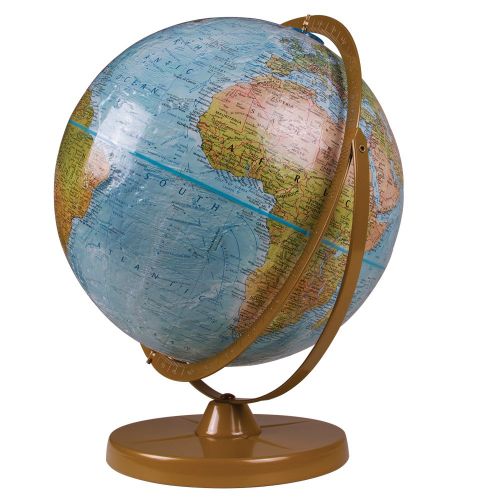  Hand2mind Replogle, World Ocean Series, Landforms Desk Globe, (13031)