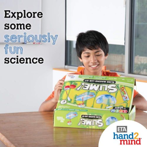  Hand2mind Slime! Science Slime Kit for Kids (Ages 8+) - Build 14+ STEM Career Experiments & Activities | Create DIY Slimy Worms, Bouncing Balls, & More | Educational Toys | STEM Authenticate