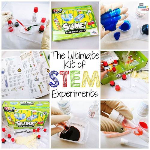  Hand2mind Slime! Science Slime Kit for Kids (Ages 8+) - Build 14+ STEM Career Experiments & Activities | Create DIY Slimy Worms, Bouncing Balls, & More | Educational Toys | STEM Authenticate