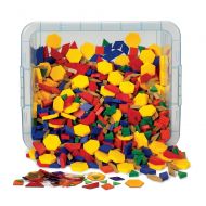 Hand2mind hand2mind Plastic Pattern Blocks Classroom Bulk Kit (Set of 1,250)