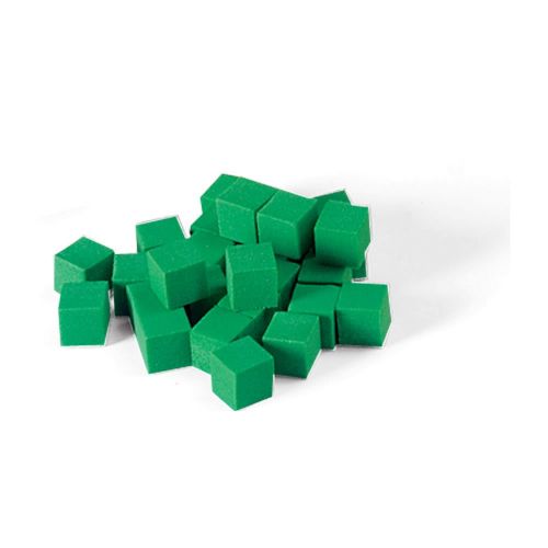  Hand2mind hand2mind Green, Foam, Base Ten Blocks for Place Value Math (Set of 322)