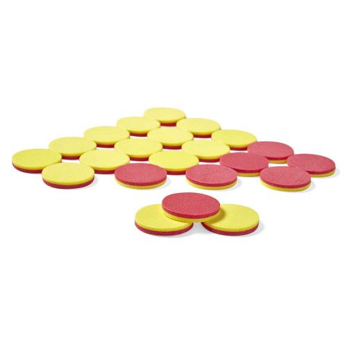  [아마존베스트]Hand2mind hand2mind Foam Two-Color Counters for Math Practice, Counting, and Tokens (Pack of 200)