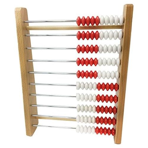  [아마존베스트]Hand2mind hand2mind 100-Bead Wood Rekenrek, Math Counting Frame (Ages 4+)