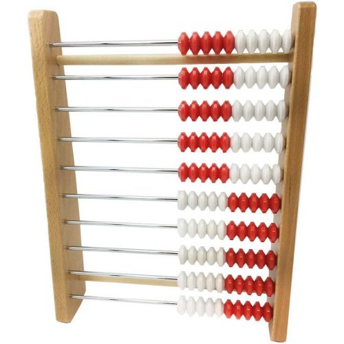  [아마존베스트]Hand2mind hand2mind 100-Bead Wood Rekenrek, Math Counting Frame (Ages 4+)