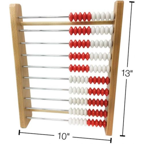  [아마존베스트]Hand2mind hand2mind 100-Bead Wood Rekenrek, Math Counting Frame (Ages 4+)