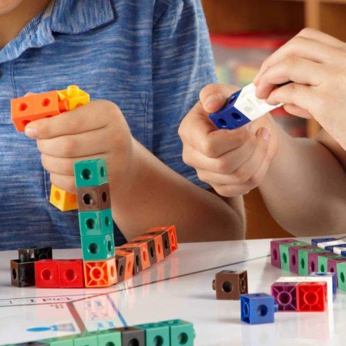  hand2mind Linking Pop Cubes, Educational Counting Math Toy (Set of 1000)