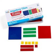 hand2mind Demonstration Clings Algebra Tiles (Ages 10+) They Cling to Any Smooth Surface, No More Magnets (72 Pieces)