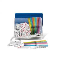 hand2mind Geometry Tools Classroom Set with Rulers, Compasses, Protractors, Tape Measurers for 30 Students (Set of 120)