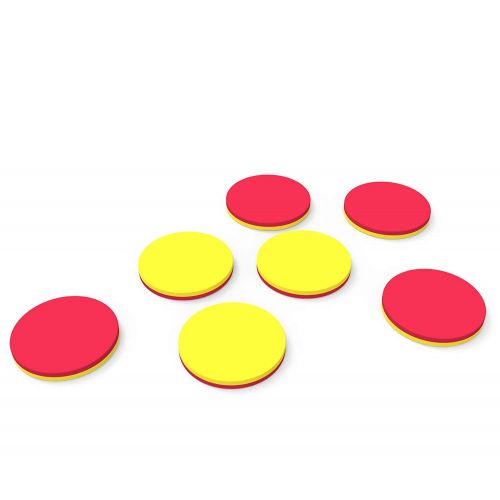  hand2mind Plastic Two-Color Counters Classroom Kit For Kids (Ages 5+), Math Manipulatives For Counting, Sorting, Grouping & Bingo Chips (Pack of 1,000)