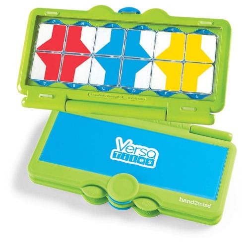  hand2mind 85412 VersaTiles Math Practice Take Along Set (Grade 2), Allow Kids to Learn, Practice & Self-Check Essential Math Skills at Home, Independent Activities for Kids