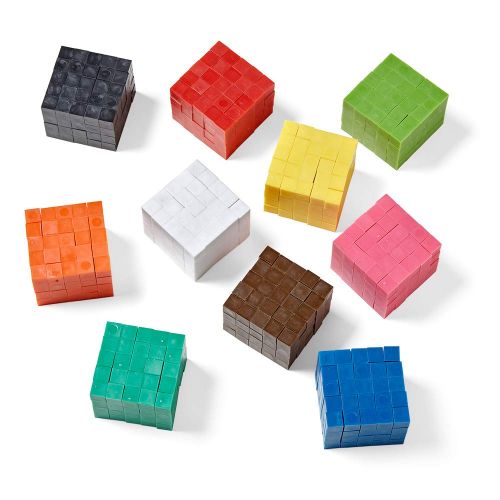  Hand2mind Plastic Centimeter Cubes, Set of 1000