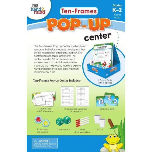  hand2mind Pop-Up Home Center, Math Games With Ten-frame For Kids Ages 5-8, 10 Critical Thinking Activities For Kids To Learn At Home, Developing Number Sense Products For Homeschoo