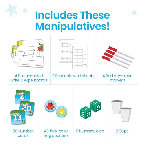  hand2mind Pop-Up Home Center, Math Games With Ten-frame For Kids Ages 5-8, 10 Critical Thinking Activities For Kids To Learn At Home, Developing Number Sense Products For Homeschoo