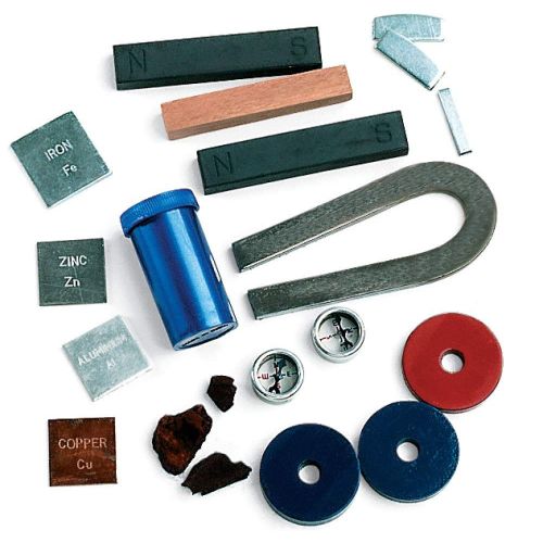  hand2mind Bulk Magnet Classroom Set with Ceramic Bar Magnets, Iron Filings, Horseshoe Magnet