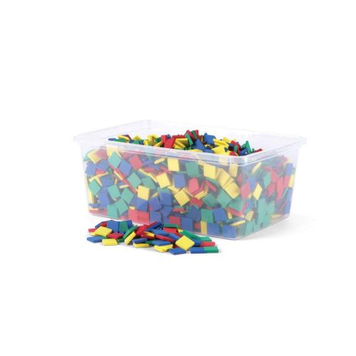  hand2mind Foam Square Color Tiles (Set of 2,000): Toys & Games