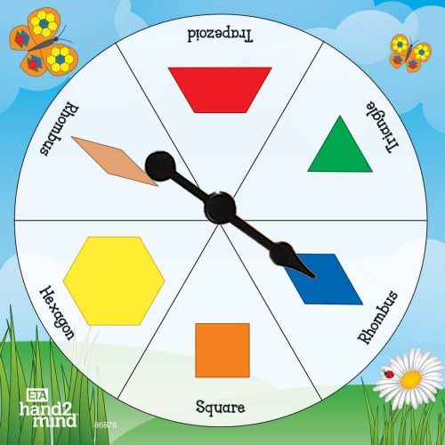  hand2mind Pattern Blocks Pop-Up Learning Activity Center, Math Games For Kids Ages 4-8, Tangrams for Kids, Math Manipulatives, Montessori Materials For Preschool, Kindergarten Home