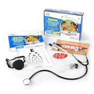 hand2mind Head to Toe Human Body Science Kit, Slime Kit, STEM Kit for Kids, Includes Kids Stethoscope That Works, Human Body Learning, Human Anatomy for Kids, Kids Doctor Kit, Home