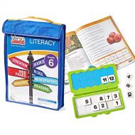 hand2mind VersaTiles Reading Practice Take Along Grade 6 Reading Workbook, Reading Puzzle For Kids With Self Check, Math Game For Sixth Grade, Kids Homeschool Supplies