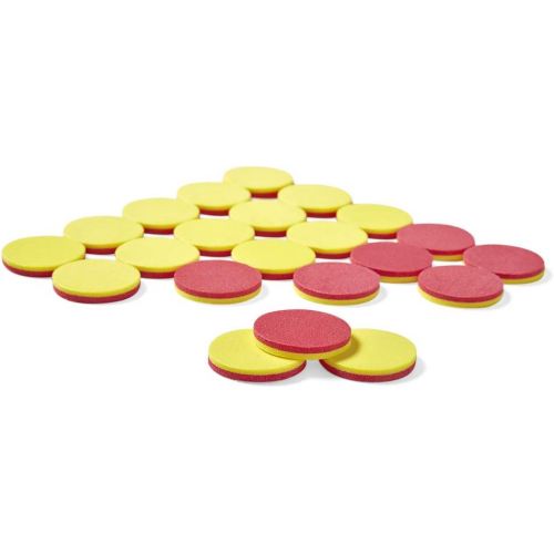  [아마존베스트]hand2mind Foam Two-Color Counters for Kids (Ages 5+), Math Manipulatives for Counting, Sorting, Grouping & Math Bingo Chips (Pack of 200)