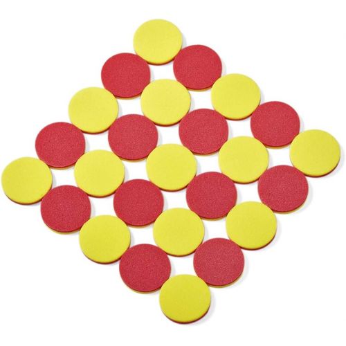  [아마존베스트]hand2mind Foam Two-Color Counters for Kids (Ages 5+), Math Manipulatives for Counting, Sorting, Grouping & Math Bingo Chips (Pack of 200)