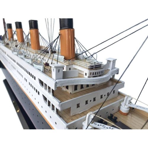  Handcrafted Model Ships RMS Titanic 40 - Titanic Model Cruise Liner - Wooden Cruise Ship - Museum Qual