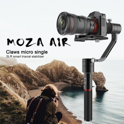  Moza MOZA Air Handheld Gimbal 3-Axis Camera Video Stabilizer Brushless Motors Support Cameras Weights 1.1Lb500g-7Lb3200g for Mirrorless Cameras Sony a7 Series,Nikon D Series