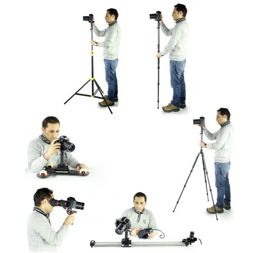  FLYCAM Flycam 180 Handheld DSLR Video Professional Camera Stabilizer | Multipurpose 10-in-1 Stabilizer (FLCM-180)