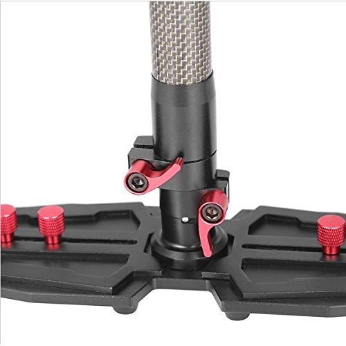  Gowe GOWE Handheld Portable Adjustable Carbon Fiber Camera Video Stabilizer for Canon Nikon DSLR Camera DV Video Camcorder 14 Screw