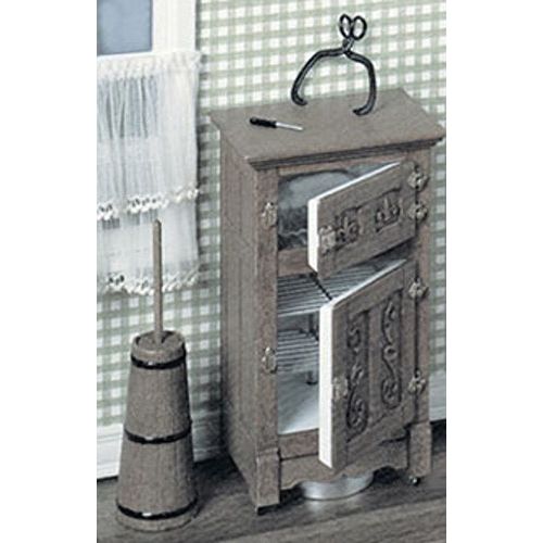  Handley House Dollhouse Miniature Ice Box and Butter Churn Kit