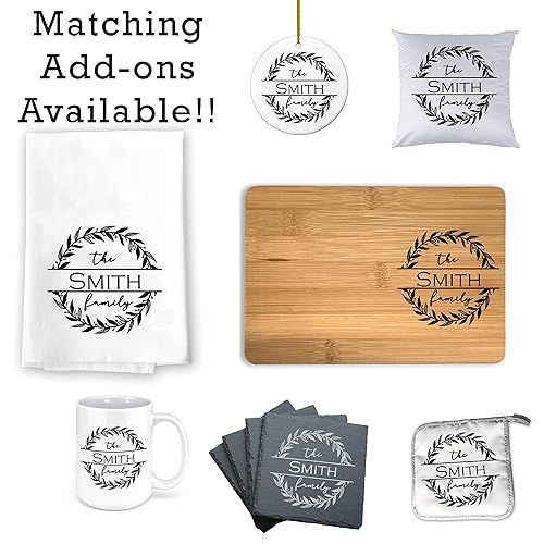  Personalized Cutting Board | Laser Engraved Bamboo Boards | Custom Wedding Anniversary Present | Customized Kitchen Decor | Unique Monogramed Cuting Board | Custom Gift Set For New Homeowners