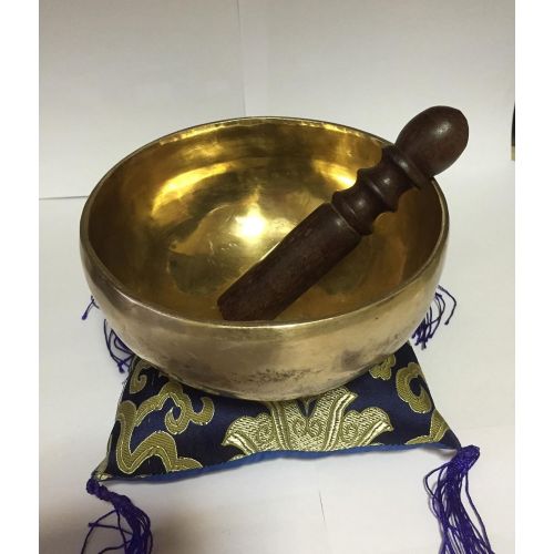  handmade Medium Tibetan Singig Bowl for Meditation and Yoga~6-8 ~Exclusively (6.5)