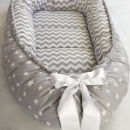 Handmade 4 Days Delivery Baby Nest Bed Gray Babynest Bed Newborn and Toddler Size Baby Sleeper Co Pod Baby...