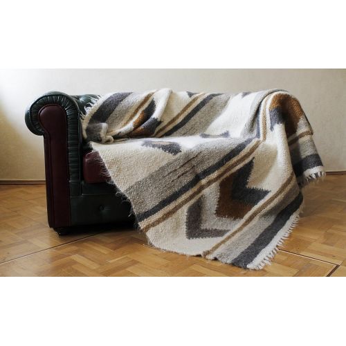  Handmade throw blankets and wool items Luxury Throw Blanket King Size Brown Hand Woven Bed Coverlet Sofa Cover Warm Plaid Rustic Living Room Home Decor