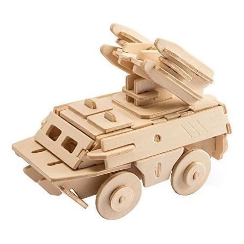  Hands Craft DIY 3D Wooden Puzzles, Anti-Aircraft Missile (JP237)