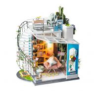 Hands Craft DIY 3D Wooden Puzzle Miniature House: Doras Loft