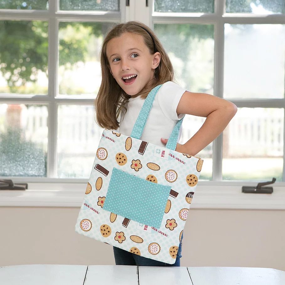  Handstand Kitchen Milk & Cookies Kid's Tote Bag