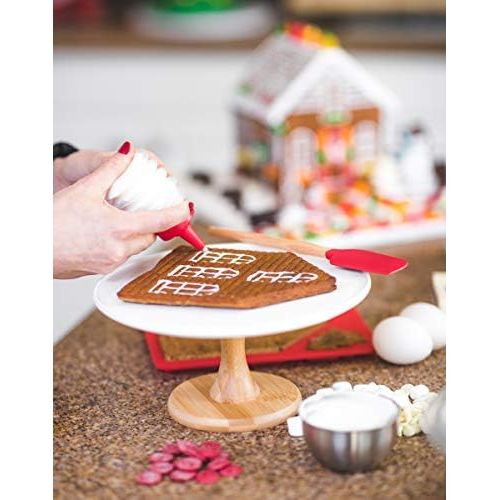  [아마존베스트]Handstand Kitchen Gingerbread House 5-piece Real Baking Set with Recipes for Kids