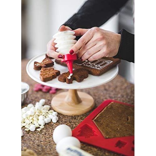  [아마존베스트]Handstand Kitchen Gingerbread House 5-piece Real Baking Set with Recipes for Kids