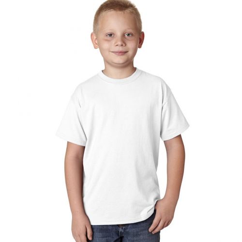  Hanes Boys X-Temp White CottonPolyester Performance T-shirt by Hanes