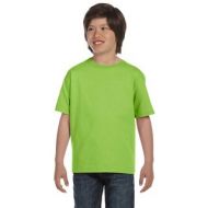 Hanes Boys Comfortsoft Lime 5.2-ounce CottonPolyester Heavyweight T-shirt by Hanes