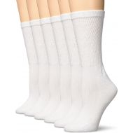 Hanes Womens Comfort Blend Crew Sock, 6 Pack