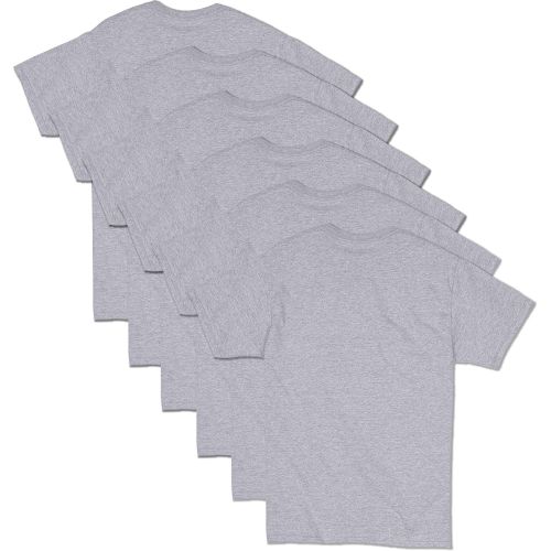  Hanes Mens ComfortSoft Short Sleeve T-Shirt (6 Pack)