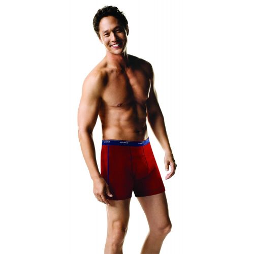  Hanes Mens 5-Pack Sports-Inspired Boxer Brief (Colors May Vary)