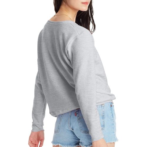  Hanes Womens V-Notch Pullover Fleece Sweatshirt