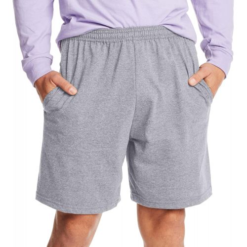  Hanes Mens Jersey Short with Pockets