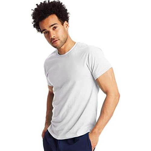  Hanes Mens 2 Pack X-Temp Performance T-Shirt