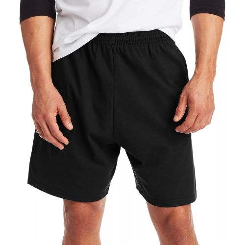  Hanes Mens Jersey Pocket Short