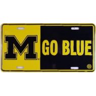 HANGTIME University of Michigan Tin Sign 12 x 6in