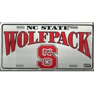 Hangtime North Carolina State University Wolfpack Collegiate Embossed Aluminum Automotive Novelty License Plate Tag Sign